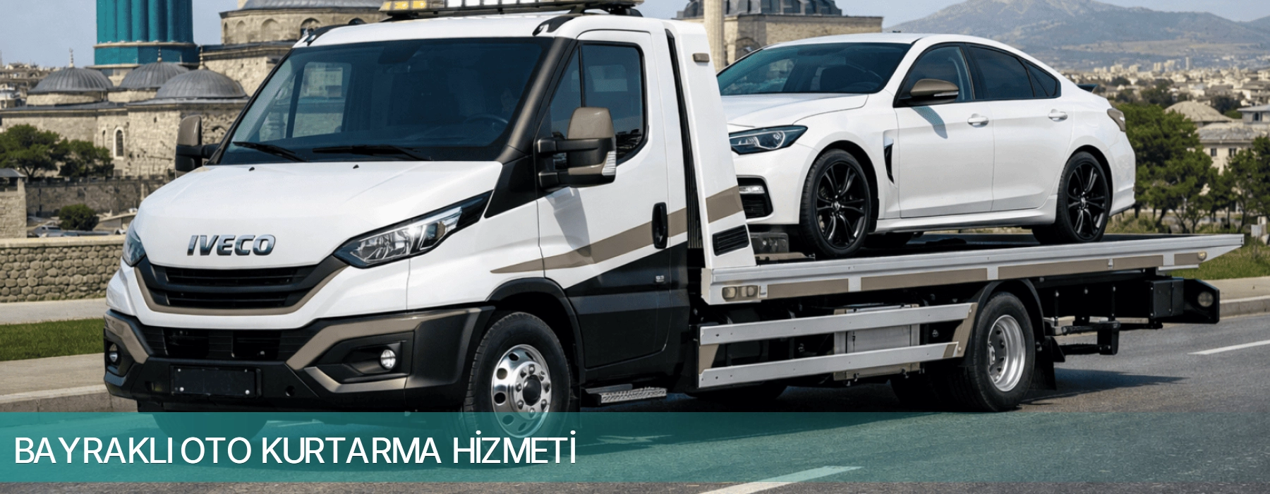 Bayraklı oto kurtarma misyon görseli